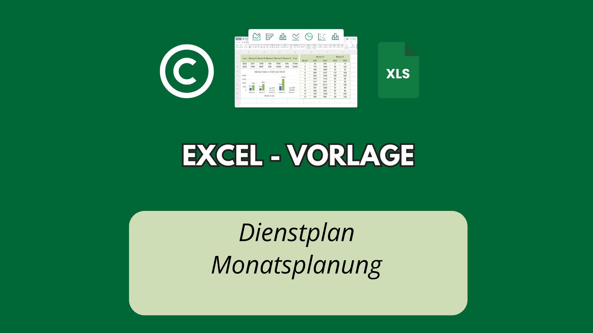 Dienstplan Monatsplanung