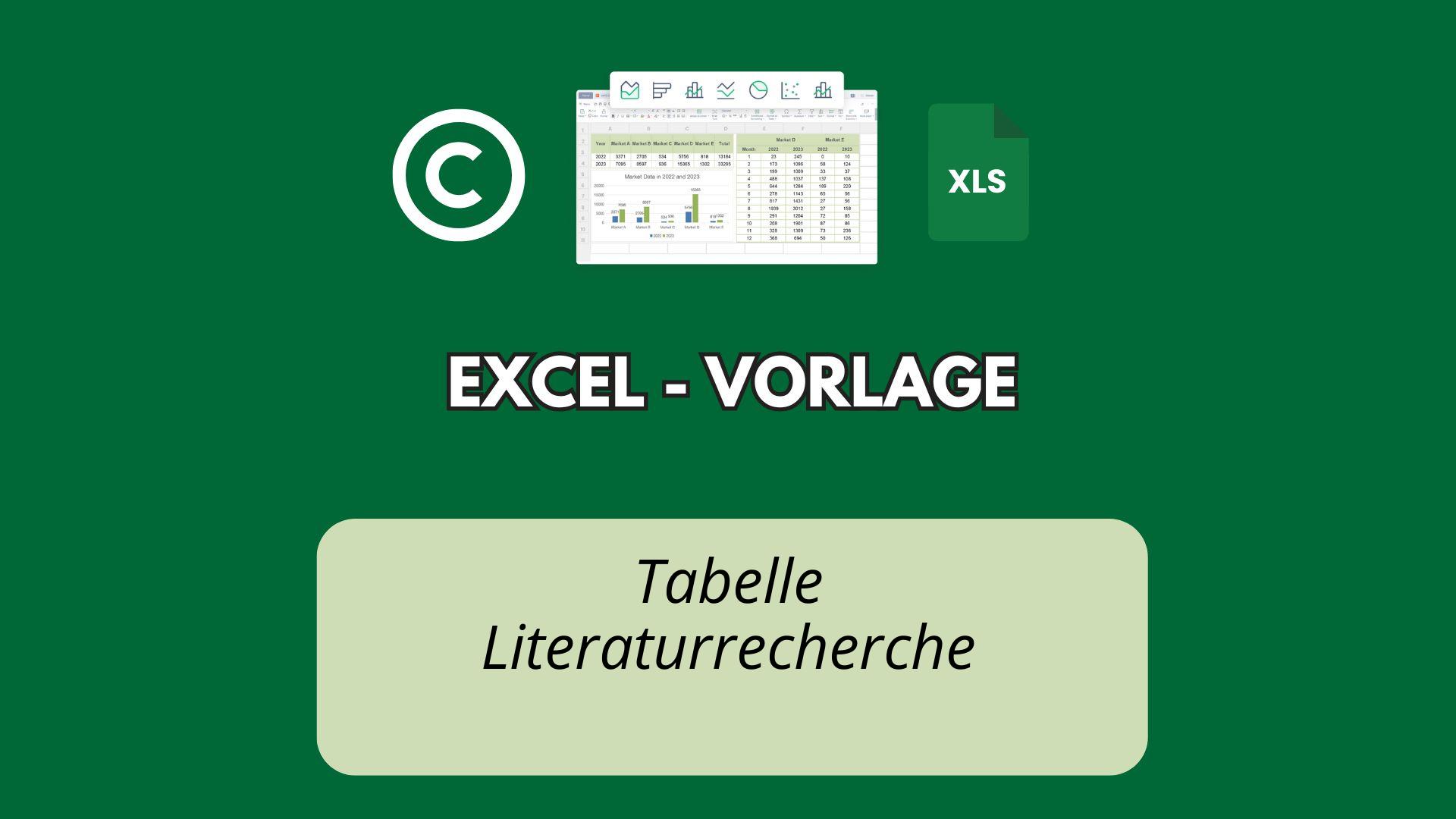 Tabelle Literaturrecherche